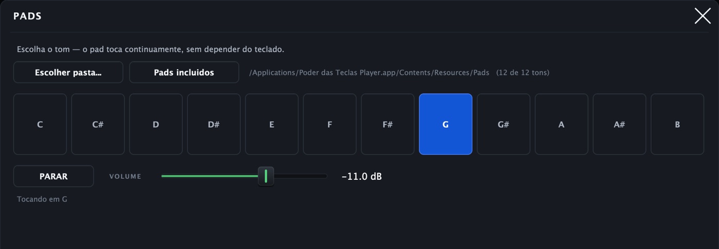 Seção PADS de perto